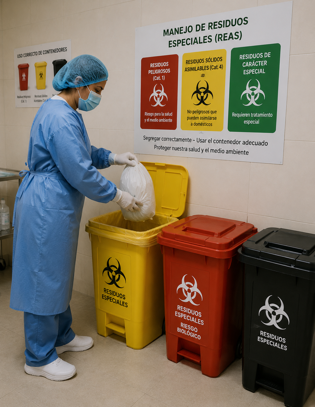 Manejo de Residuos de Establecimientos de Atención de Salud (REAS)